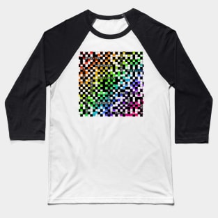 Checkers rainbow Baseball T-Shirt